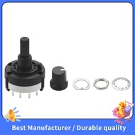 【NEW】3P4T 3 Pole 4 Position Single  Band  Rotary Switch w Knob