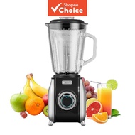 Bass desktop juicer blender food processor juice maker herb grinder with 1.5L glass jar plastic cup 