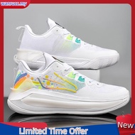 利刃3V2男鞋反伍2LOW白色球鞋女狂潮5pro海沃德4桀骜篮球鞋男Sharp Blade 3V2 Men's Shoes Anti-Wu 2LOW White Sneakers Female Fre