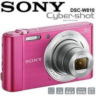 【eYe攝影】送16G+副電+相機包 SONY DSC-W810 W810 數位相機 隨身機 公司貨 黑/粉