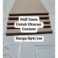Custom Mdf board 3mm thickness