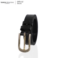 Louis Montini (Cherreen) เข็มขัดผู้หญิง Women Belt เข็มขัดหนังวัวแท้ MGW311