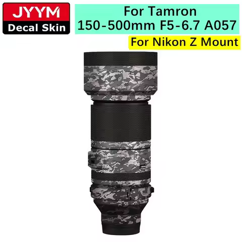 Customized Sticker For Tamron 150-500mm F5-6.7 A057 Lens Decal Skin Vinyl Wrap Anti-Scratch Protecti