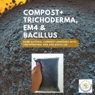 BAJA KOMPOS+TRICHODERMA, EM4 & BACILLUS /COMPOST+ TRICHODERMA ,EM4 & BACILLUS/1KG BAJA ORGANIK