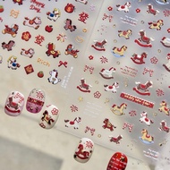 Horse nail Sticker CNY
