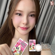 [แท้/มีบัตรตัวแทน] 🥯 คอนแทคเลนส์เกาหลีรายเดือน 🇰🇷 รุ่น Sugar Donut Gray / Brown 👁🐱 H2O Premium Lens 