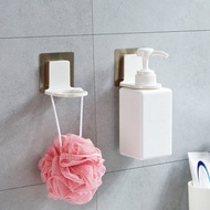 2pcs Wall Mounted Bathroom Shampoo Hook Soap Bottle Hanging Hook Holder