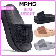 【MRMS】Women 6cm Wedges Slipper Platform Selipar Viral Tebal Perempuan