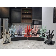 7 PCS KNIFE SET POENSCAE AMERICAN MODEN