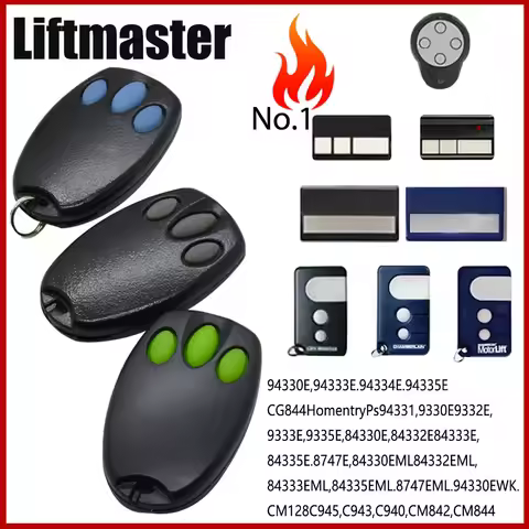 LiftMaster 433.92MHz Rolling Code 94335E 84335E 94335EML 84335EML MERLIN C945 C943 C940 C840 1A5639-