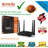 Tenda AC10 router high-speed wifi transmitter dual-band Gigabit lan port AC1200Mbps Brand New Genuin