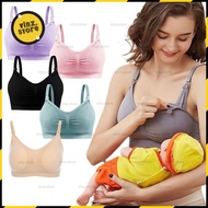 (M-4XL) Nursing Bra Plus Size Maternity Breastfeeding For Feeding Pregnant Women Maternity Bra