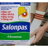 (Bundle Of 100,200) Hisamitsu SalonPas Pain Patch ko yok patch SALONPAS Pain Relief Relievers
