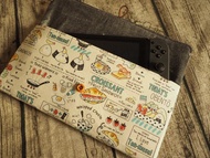 英國製作 日系可愛卡通食物圖案 電腦保護套 switch ipad 套電包