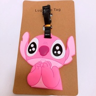Luggage Tag Name Tag Blue Big Ears Stitch Luggage Tag ZLQI
