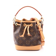 【二手】LOUIS VUITTONNano Noe Monogram 兩用手提包 M81266 PVC塗層帆布皮革 Nano Noe 女士全新未使用