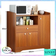 SINSY RUNZE Kitchen Cabinet Storage Cabinet Dining Cupboard, Household Multifunctional Cupboard, Living Room, Wall, Tea Rack, JP