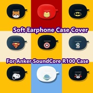 READY STOCK For Anker SoundCore R100 Case Cool Tide Cartoon Series Shiba Inu  for Anker SoundCore R100 Casing Soft Earphone Case Cover