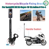 Motorcycle Bicycle Bracket with selfie stick Mount for DJI Insta360 Gopro Motorcycle Holder Mount
