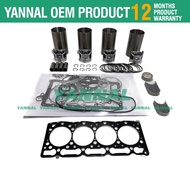 For Kubota V1505 V1505T Overhaul Rebuild Kit Engine Bobcat Excavator Repair Part