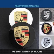 Porsche Rim Cap Wheel Logo Macan Cayenne Cayman Panamera 718 911 Emblem Car Wheel Center Hub Cap