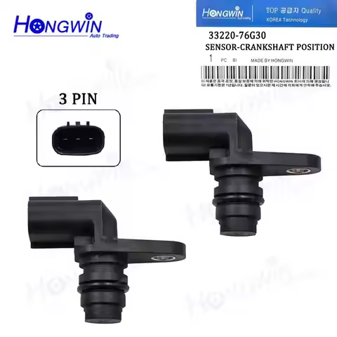 2PCS 33220-76G30 Crankshaft Position Sensor For Suzuki Jimny Alto Every Swift 949979-1410 J5638002 3