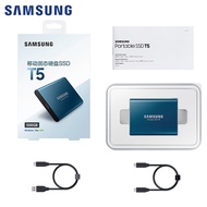 100%   Samsung Outdoor Flash Drive SSD T5 500GB 1TB 2TB USB 3.1 Gen2 Type C Portable With 3 years warranty