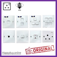 PDL Switch Socket Outlet Socket Home Use Switch With SIRIM Verification 1-4 Gang Heater Switch