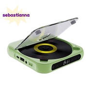Bluetooth Speaker, Wall Mountable CD Music Player with FM Radio -Green