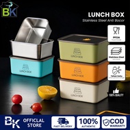 3/4 pcs fresh storage Box spill-proof food Box stainless steel 410 Children's Lunch Box