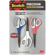 3M Scotch Precision Ultra Edge 8″ Scissor, 3-count 思高 8寸鈦合金剪刀套裝 638060927205