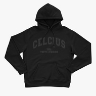 CLSMENS Jaket Hoodie Celcius Black Casual Basic Premium Pria Wanita Hitam 1091