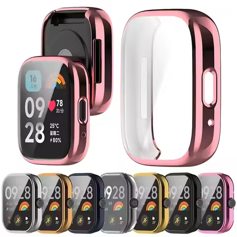 Full Cover For Xiaomi Redmi Watch 5 Active 5 Lite Smartwatch TPU Screen Protector Case Protective Sh