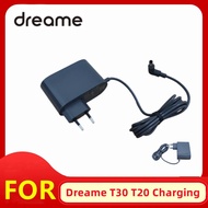 Original for Dreame Charging Adapter with EU Plug Spare Parts Dreame R20 T30 T20 Vacuum Cleaner Char