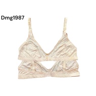 C Dmg1987 branded bra without foam without wire bra Rijeck stain size 32B