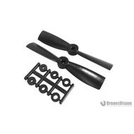 HQProp 4X4.5 Black Tempered Glass Fiber Composite Material Multi-Axis Dedicated Flat Head Propeller 