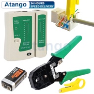 AtangoStore RJ45 RJ11 RJ12 Network Tool Kit Lan Cable Tester And Crimping Crimper Plier