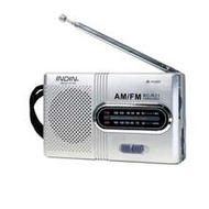 INDIN BC-R21 Portable Radio ,AM/FM, 2AA Battery Operated With Long Range Reception For Indoor, Outdo