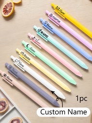 1/2/5/10/20 Pcs Custom Engraving Name Ballpoint Pens, Back To School Supplies For Kids,Personalized