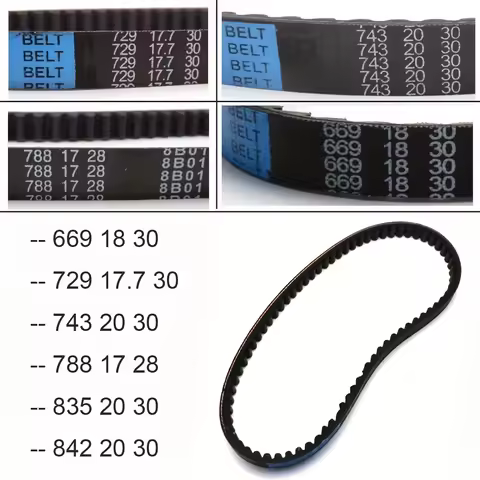 1pc Motorcycle Drive Belt 669 729 799 743 788 835 842 for GY6 50cc 150cc 139qmb 1p39qmb 147qmd 152qm