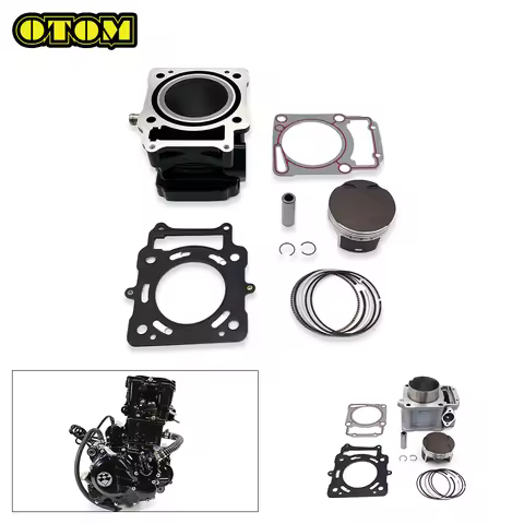 For ZONGSHEN Motorcycle 74mm Cylinder Block Gasket Pad Piston Pin Ring Kit NB300 ZS174MN-5 4-stroke