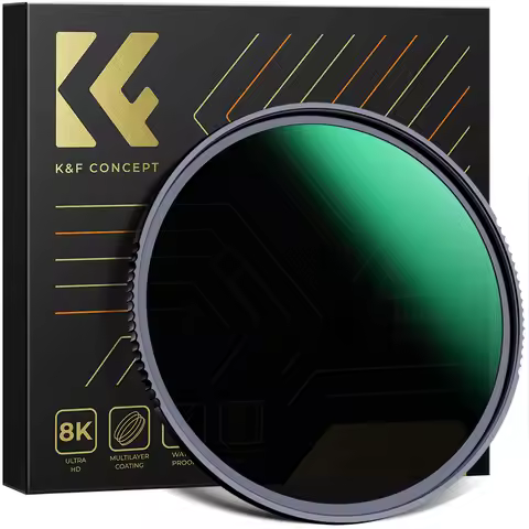 K&F CONCEPT 49mm-82mm HD Fixed ND64 Filter Camera Lens Multi-Layer Nano X Filter Density 49mm 52mm 5