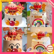【JS Bakery Store】Anpanman Cartoon Kids Anime Toy Hero Cake Topper Decoration 面包超人 动漫超人英雄卡通蛋糕摆件装饰