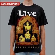 LIVE CLOTHES | UNISEX ALTERNATIVE ROCK BOOTLEG BAND T-SHIRT | MENTAL JEWELRY