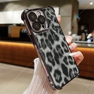 Case Redmi A5 4G A3 4G A1 Plus A2 Plus 9 9A 9C 10 4G A1 8 8A Case Four corner fully wrapped leopard 
