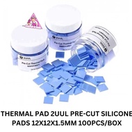 Latest Release TERMAL PAD 2UUL SC71 PRECUT SILICON THERMAL PADS 12X12X15MM 1PCS
