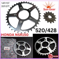 Honda NSR150/NSRR/PHAMTOM Sun Spocket Gear Spoket Gear [428/ 35T+428+15T][520/37T +520/14T] (1 SET)