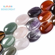 BENECREAT 1strand Green e & Rose & Red & & Beads Strands Oval 24-25x17-18x7-9mm Hole: 1.2mm about 16
