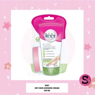 Veet Dry Skin In Shower Hair Removal Cream, 150ml