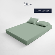Combo 3 Món Lụa Tencel Ga Giường 2mx2m và 2 vỏ gối nằm À Ơi Concept cao cấp Hàn Quốc nhiều màu